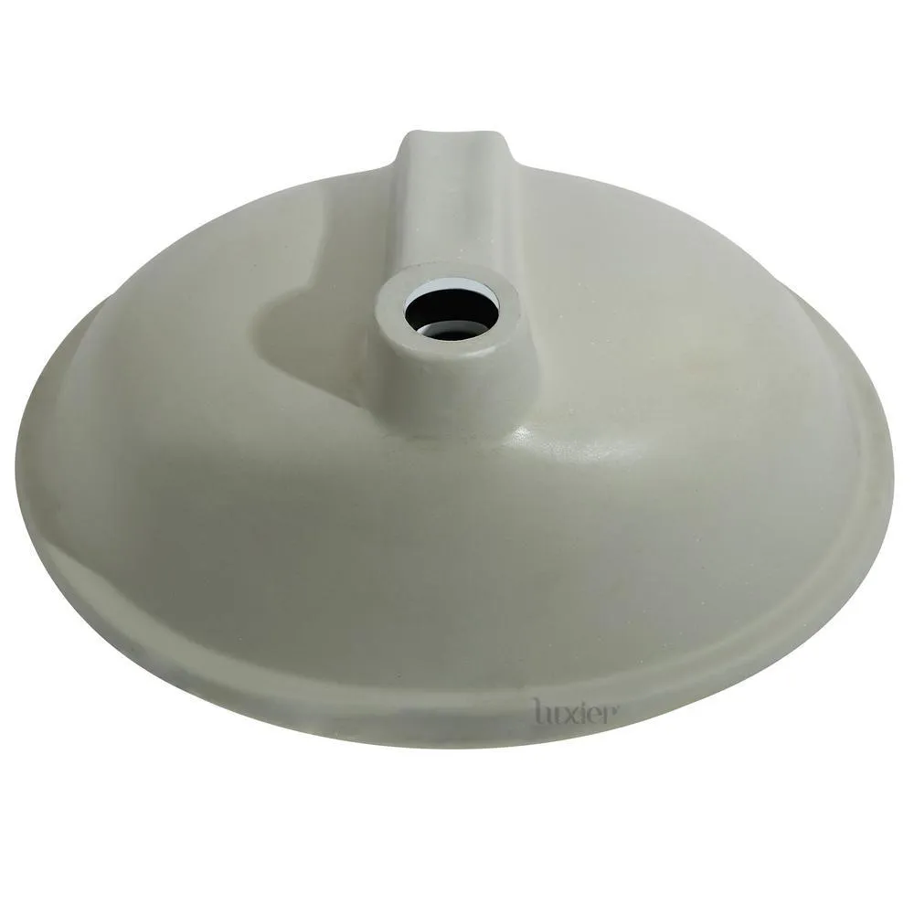 19-1/2 in. x 16 in. Oval Ceramic Undermount Bathroom Sink in White with Overflow, photo 4 of 4