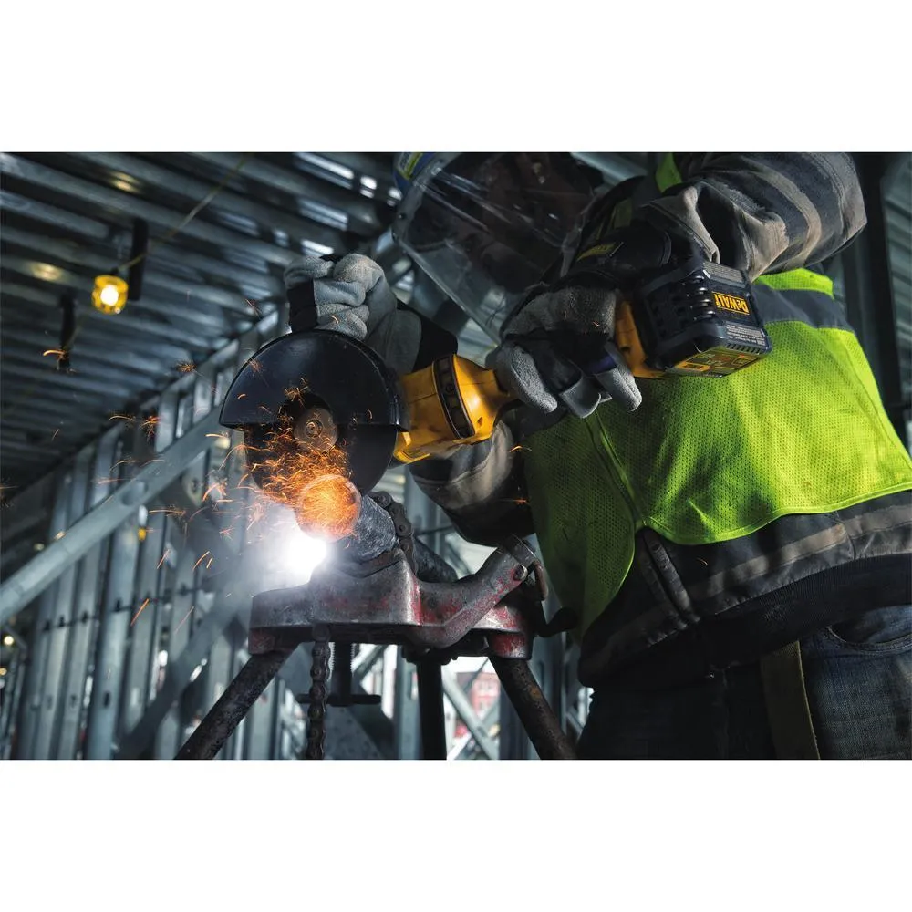 DEWALT 20-Volt MAX Li-Ion Cordless Band Saw (Tool-Only) with 4-1/2 in. Grinder (Tool-Only), Battery 5 Ah, Charger and Kit Bag, photo 13 of 14