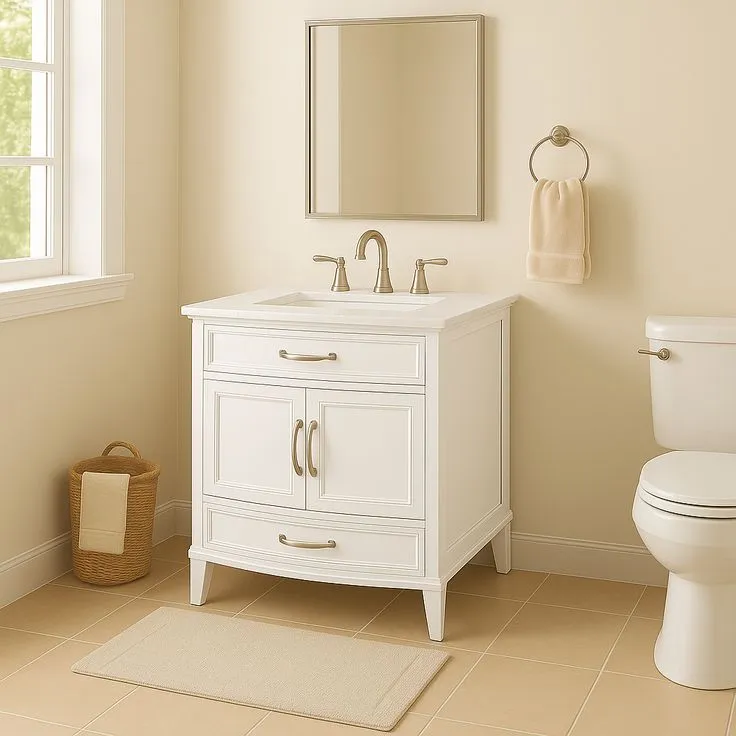 Home Decorators Collection Dacosti 42-Inch Bathroom Vanity with Marble Top, photo 2 of 3