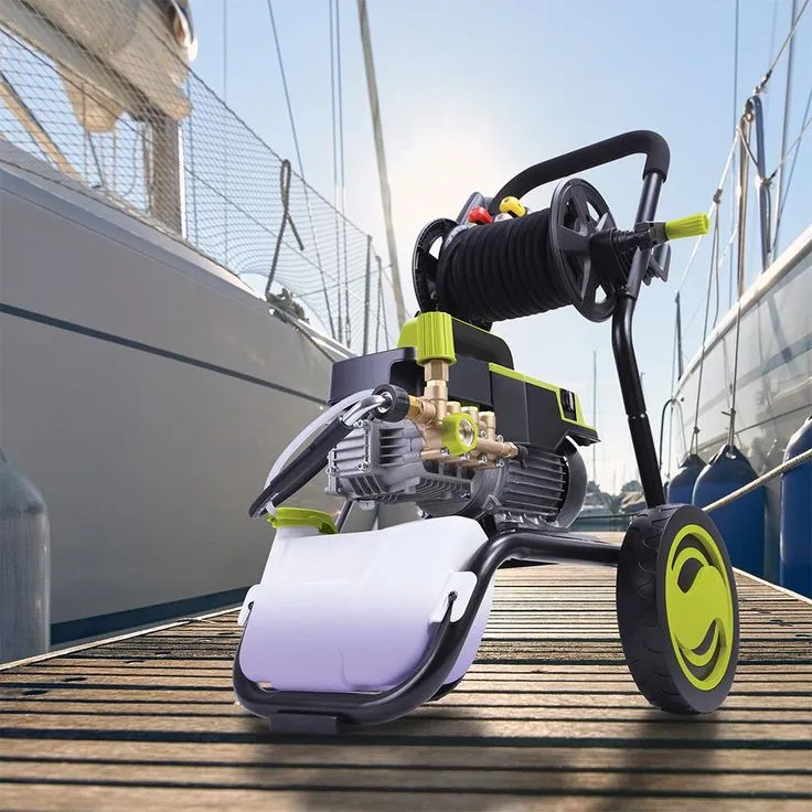 Sun Joe Commercial Series 1300 PSI Max 2 GPM Electric Pressure Washer with Wall Mount, Roll Cage and Hose Reel, photo 4 of 5