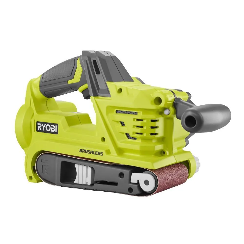 RYOBI 18-Volt ONE+ Cordless Brushless 3 in. x 18 in. Belt Sander with 4.0 Ah Lithium-Ion Battery, photo 4 of 13