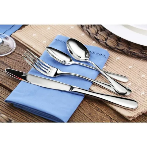 Rain 20-Piece 18/10 Flatware Set Service for 4
