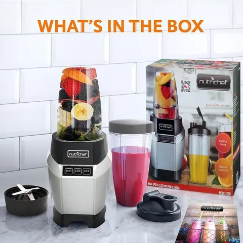 24 oz. Single Speed Black Digital Countertop Power Pro Blender with Pulse Blend