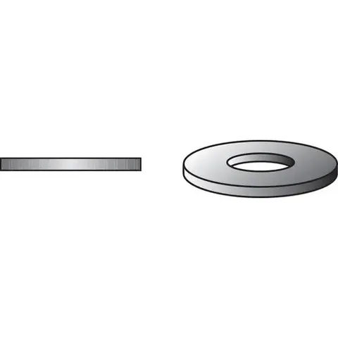 Zinc-Plated Steel 1/4 in. USS Flat Washer, 745-Pack