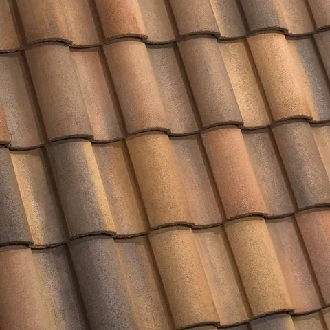 Roofing Products Capistrano Trim Tile 10 × 17 in San Pablo Blend Concrete Roof Tile Trim