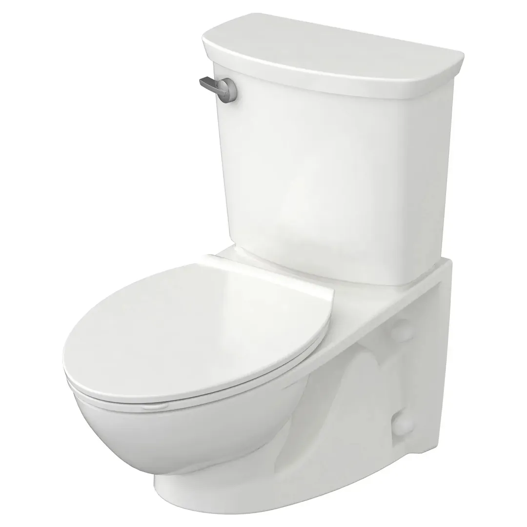 American Standard Glenwall VorMax 1.28 GPF Single Flush Wall-Hung Toilet, Left-Hand Trip Lever, White (Seat Not Included), photo 10 of 16
