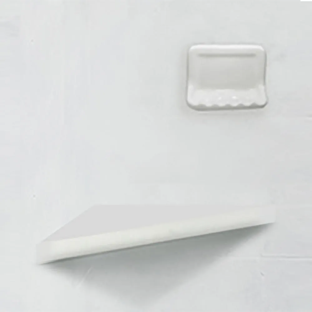 Del Mar Grand Hinged 36 in. x 54 in. x 80 in. Center Drain Alcove Shower Kit in Natural Buff and Satin Nickel Hardware, photo 5 of 16