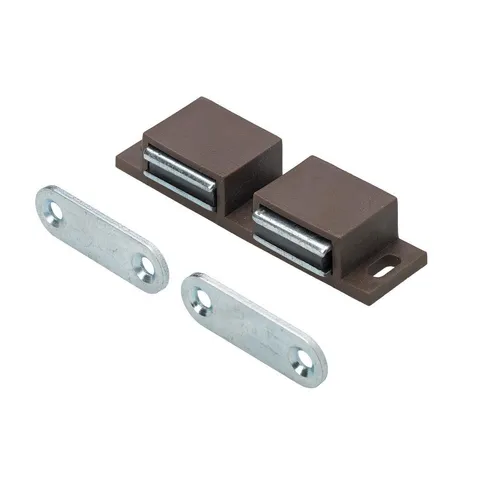 Brown Double Magnetic Door Touch Latch Value Pack (15-Pack)