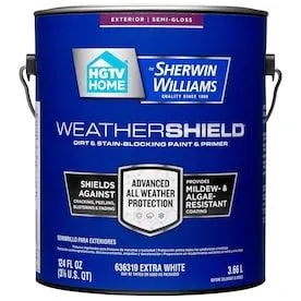 Weathershield Extra White Semi-Gloss Exterior Paint