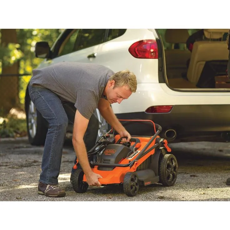 BLACK+DECKER 20 in. 40V MAX Lithium-Ion Cordless Walk Behind Push Mower with (3) 2.0Ah Batteries and Charger Included, photo 8 of 12