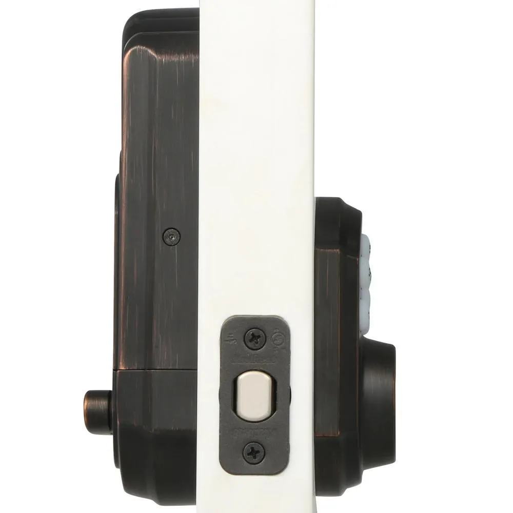 Kwikset Z-Wave SmartCode 910 Venetian Bronze Single Cylinder Electronic Deadbolt Featuring SmartKey Security, photo 2 of 13