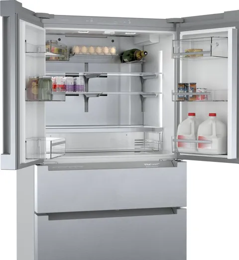 800 Series 36 in. 21 cu. ft. French 4 Door Refrigerator in Stainless Steel with Dual Compressor