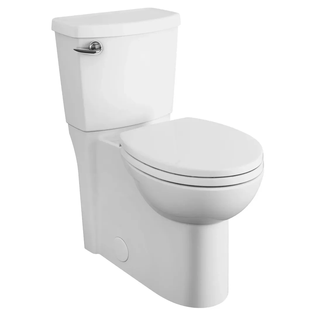 American Standard Cadet 3 White Round Standard Height 2-Piece Toilet, 12-in Rough-In, photo 7 of 14