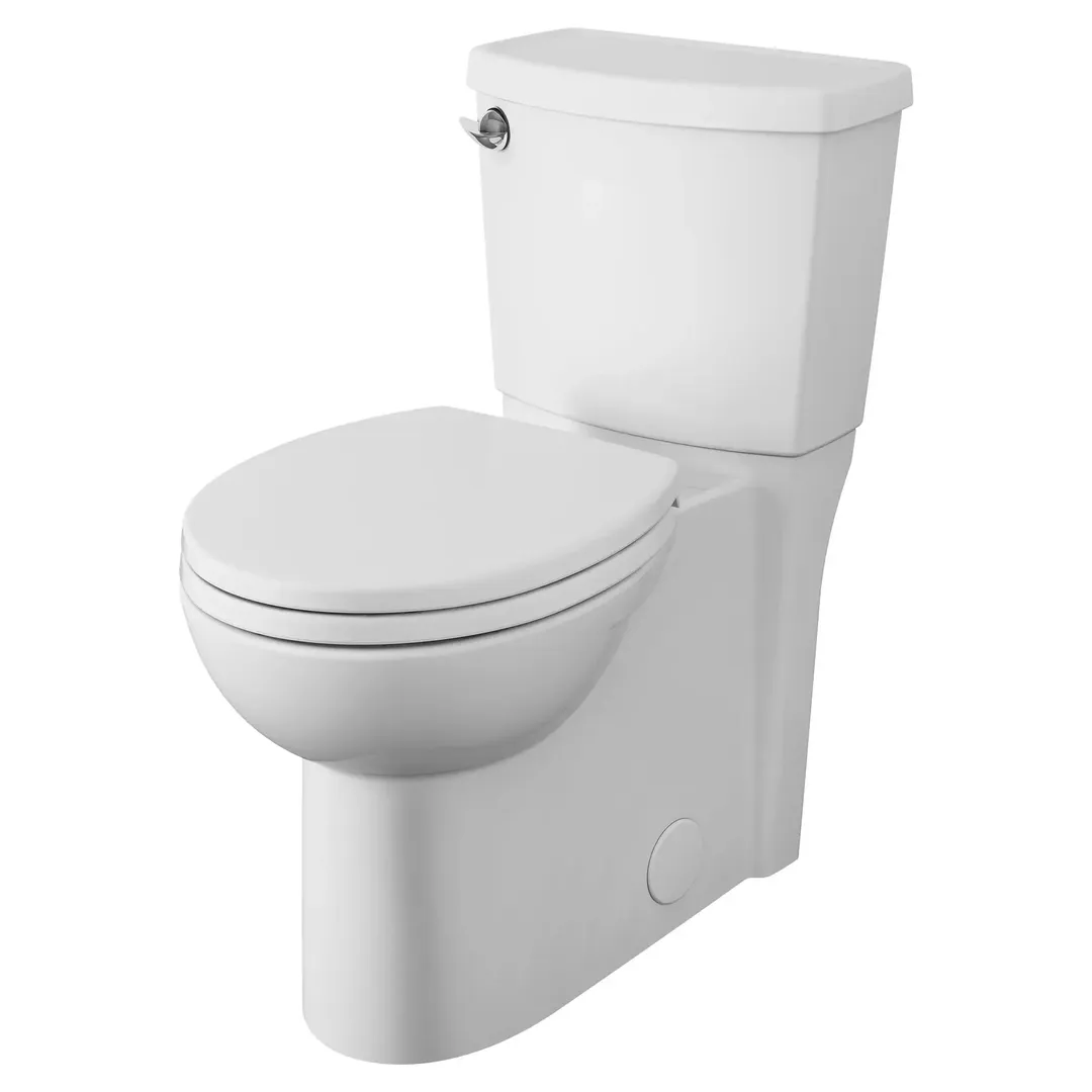 American Standard Cadet 3 White Round Standard Height 2-Piece Toilet, 12-in Rough-In, photo 9 of 14