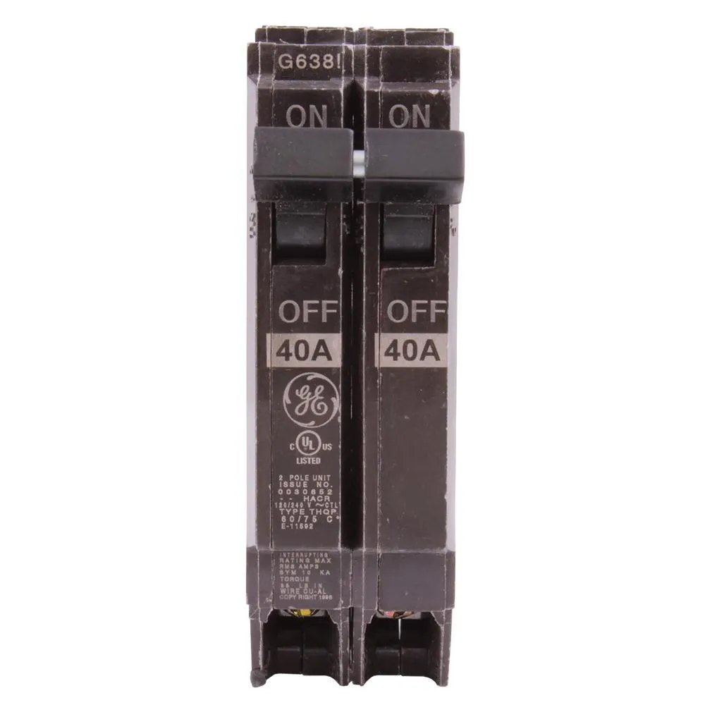 Q-Line 40 Amp 1 in. Double Pole Circuit Breaker, photo 3 of 12
