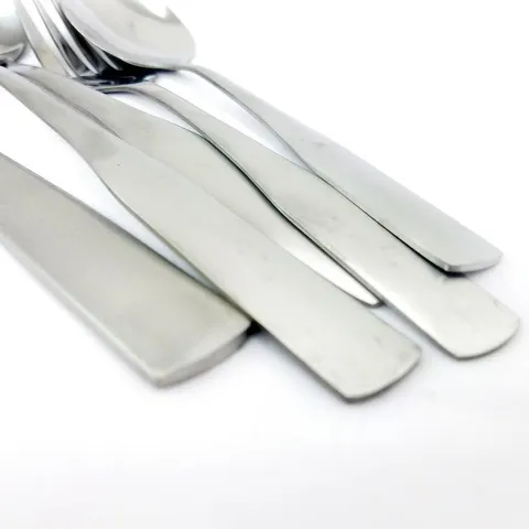 Abbeville 61-Piece Stainless Steel Flatware Set with Wire Caddy