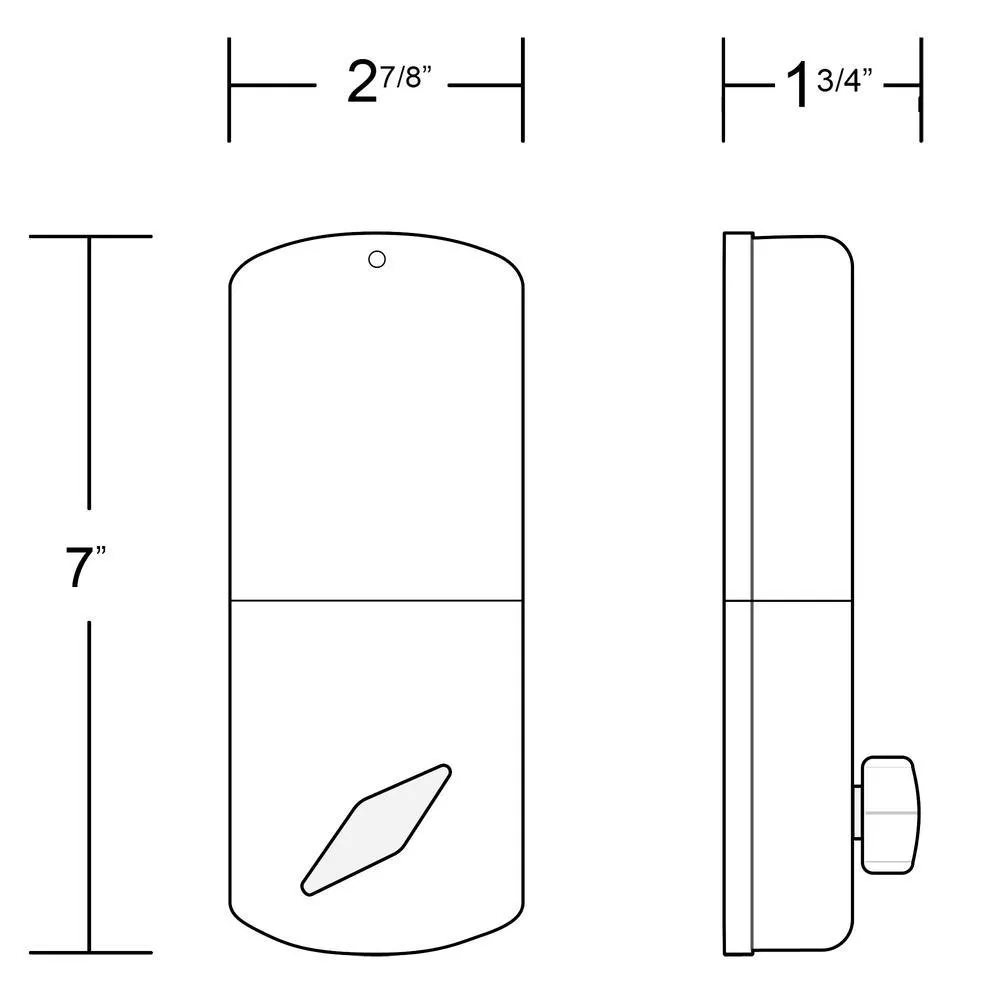 Satin Nickel Single Cylinder Electronic Touch Pad Deadbolt with Back-Lit Keypad, photo 6 of 11