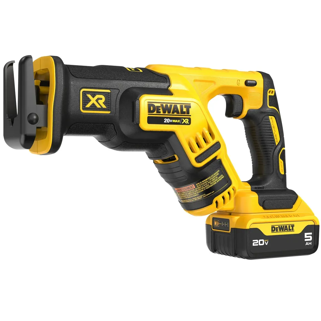 DEWALT 20V MAX XR Brushless Compact Reciprocating Saw Kit, 5.0 Ah Battery, Charger and Bag Included, photo 2 of 3