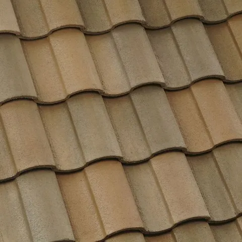 Roofing Products 12-3/8 × 17 in Capistrano Concrete Field Roof Tile