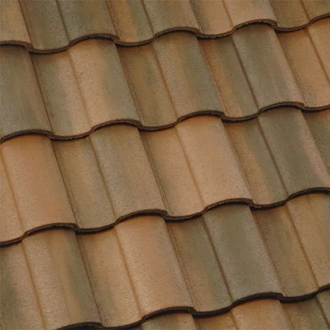 Roofing Products 12-3/8 × 17 in Capistrano Concrete Field Roof Tile