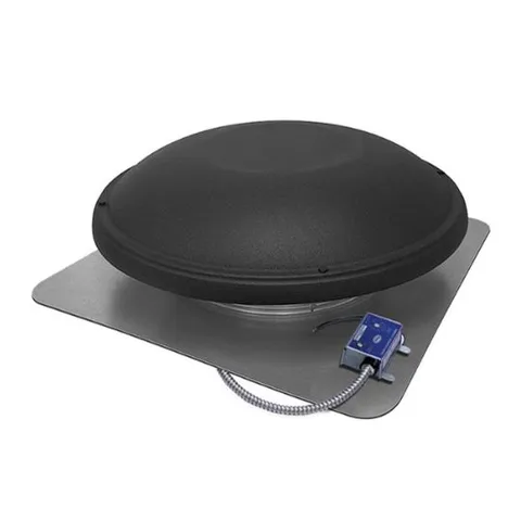 MasterFlow Roof-Mounted Power Attic Vent with Humidistat/Thermostat