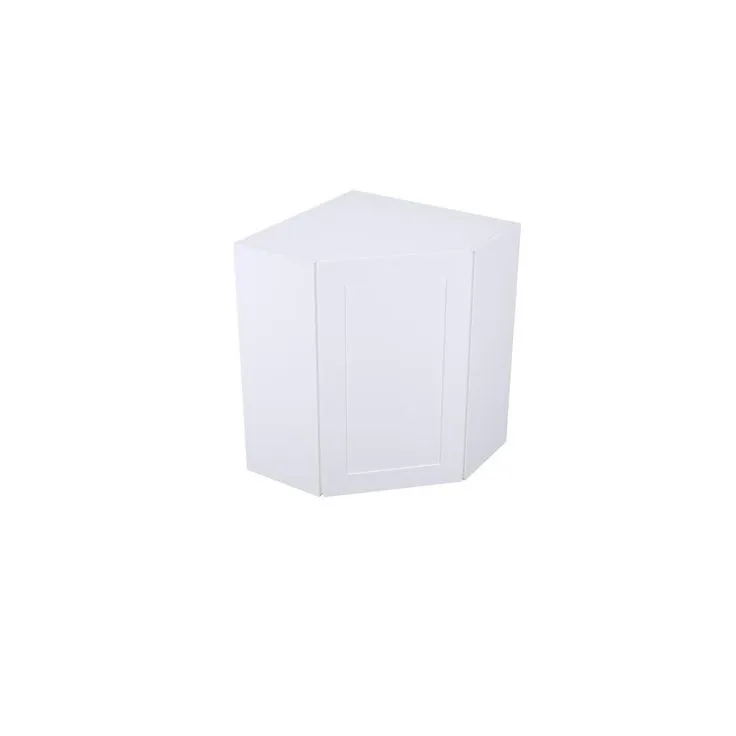 Threespine Ready to Assemble 36 in. x 12 in. x 30 in. Wall Stock Corner Kitchen Cabinet in Shaker White Wood, photo 4 of 9