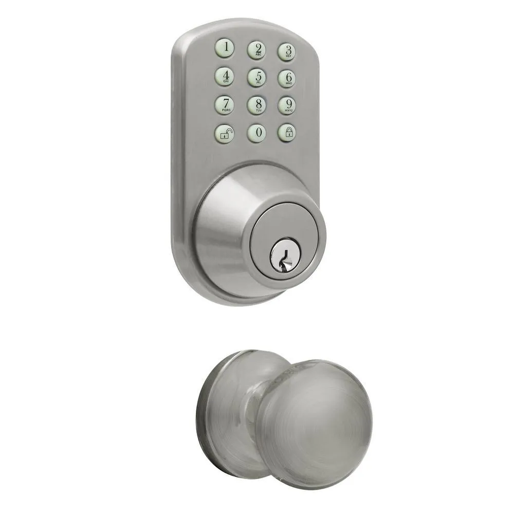 Morning Industry Oil Rubbed Bronze Keyless Entry Deadbolt and Lever Handle Door Lock with Electronic Digital Keypad, photo 12 of 13