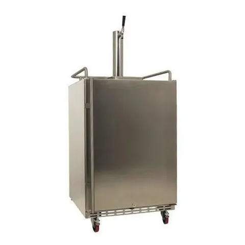 Half-Barrel Keg Stainless Steel Digital Kegerator