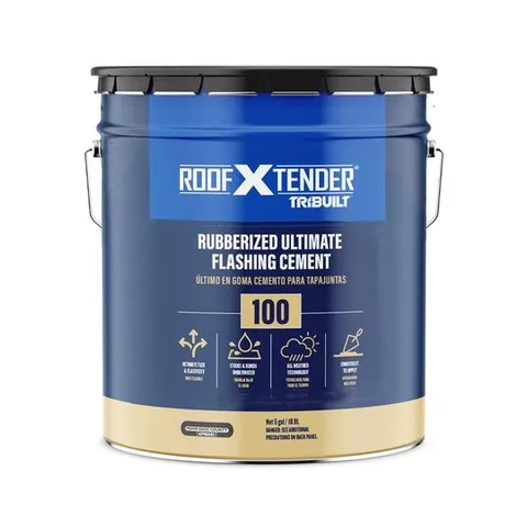 ROOF X TENDER 100 Rubberized Ultimate Flashing Cement – 5 Gallon Pail