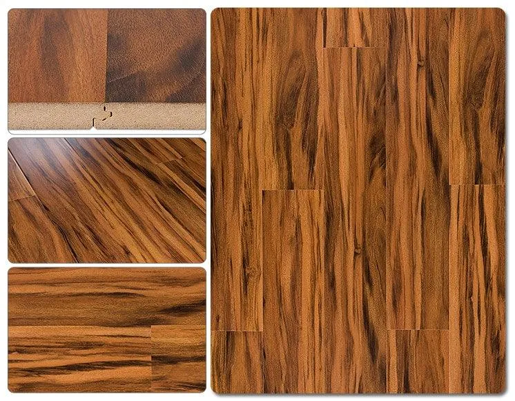 BuildDirect Siberian Tigerwood 12mm 48" X 6.62" Laminate Flooring (21.963sq. ft. per box), photo 9 of 10