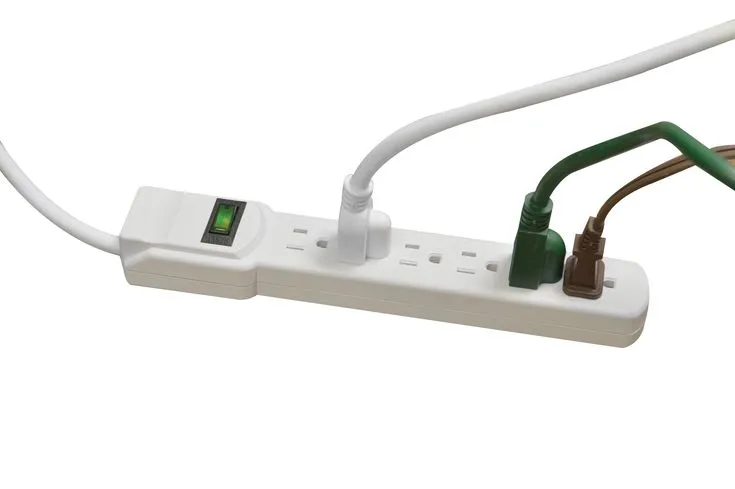 GoGreen Power 16103M-12 6-Outlet Surge Protector, 12' Cord, White, photo 3 of 3