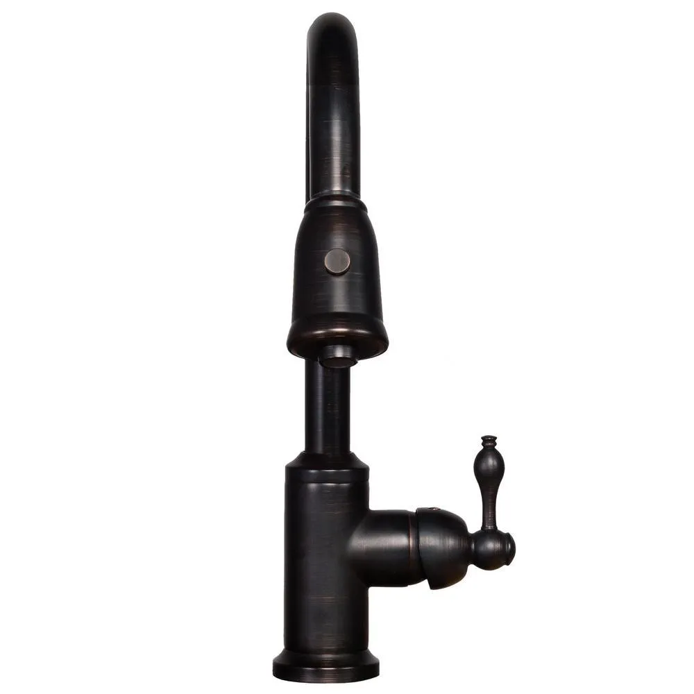Premier Copper Products All-in-One Copper 42 in. Triple Bowl Kitchen Farmhouse Apron Front Sink with Faucet in ORB, photo 9 of 11