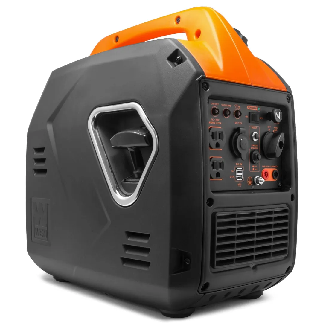 WEN Super Quiet 2000-Watt Gas-Powered Portable Inverter Generator with Fuel Shut Off, CARB Compliant (Model 56203i), photo 2 of 6