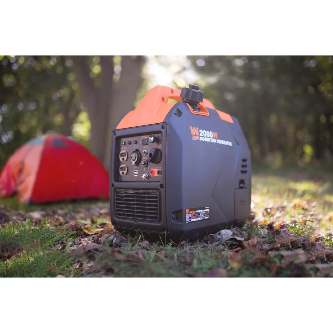 WEN Super Quiet 2000-Watt Gas-Powered Portable Inverter Generator with Fuel Shut Off, CARB Compliant (Model 56203i), photo 5 of 6