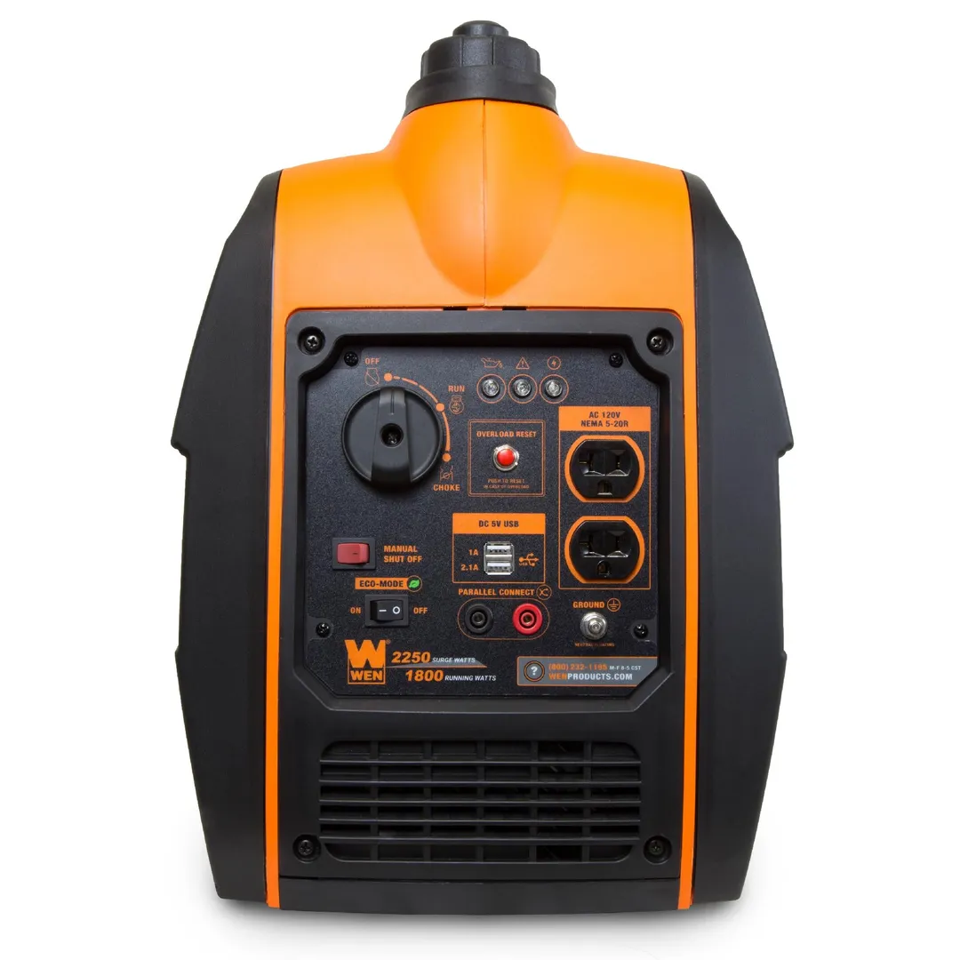 WEN Super Quiet 2250-Watt Gas-Powered Portable Inverter Generator with Fuel Shut-Off, photo 2 of 6