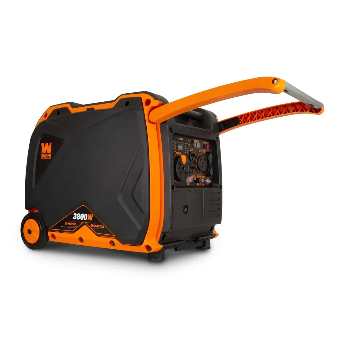 WEN Super Quiet 3800-Watt Gas-Powered RV-Ready Portable Inverter Generator with Fuel Shut-Off and Electric Start, photo 3 of 7