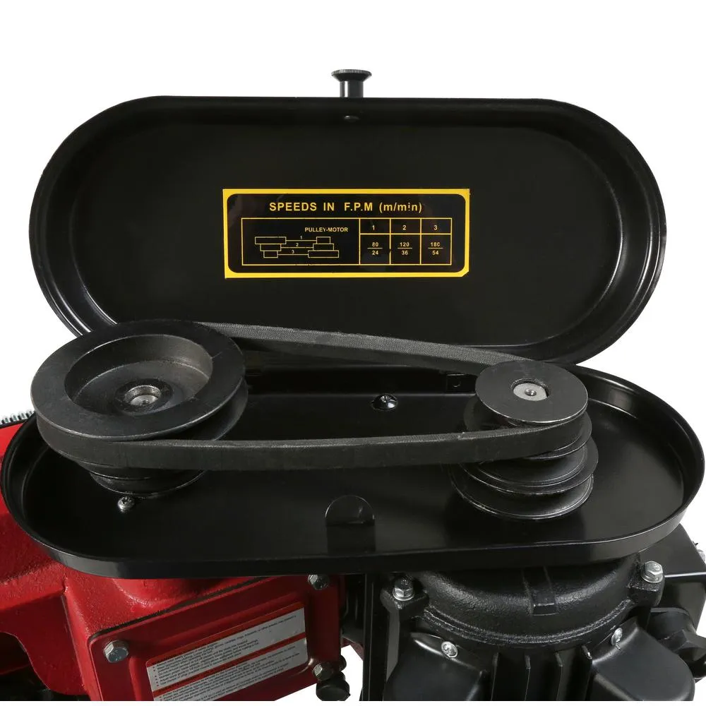 General International 5 Amp 4.5 in. Stationary Metal Cutting Band Saw with Stand, photo 3 of 11