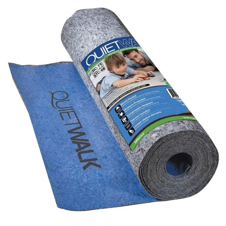 MP Global Products QuietWalk 100 Sq Ft Acoustical Underlayment with Built-in Vapor Barrier for Laminate Flooring, photo 5 of 5