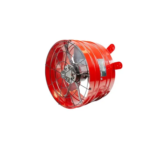 2860 CFM Red Electric Powered Gable Mount Electric Attic Fan
