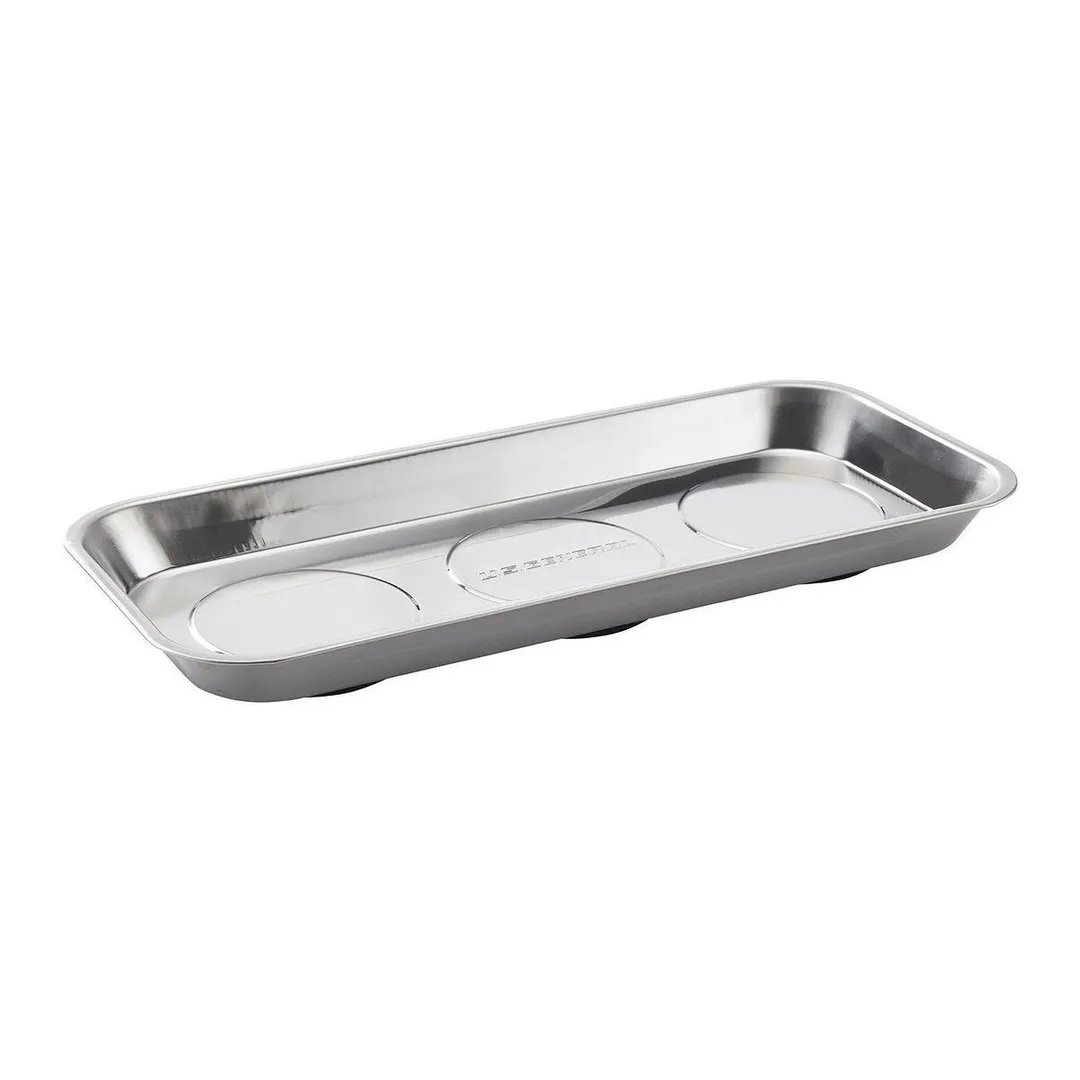 14-1/8 in.  x 6-1/4 in.  Magnetic Stainless Steel Parts Tray, photo 4 of 12