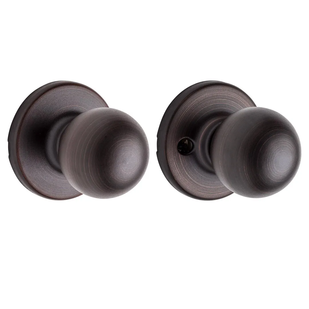 Kwikset Polo Venetian Bronze Passage Door Knob – Universal Handing, photo 2 of 2