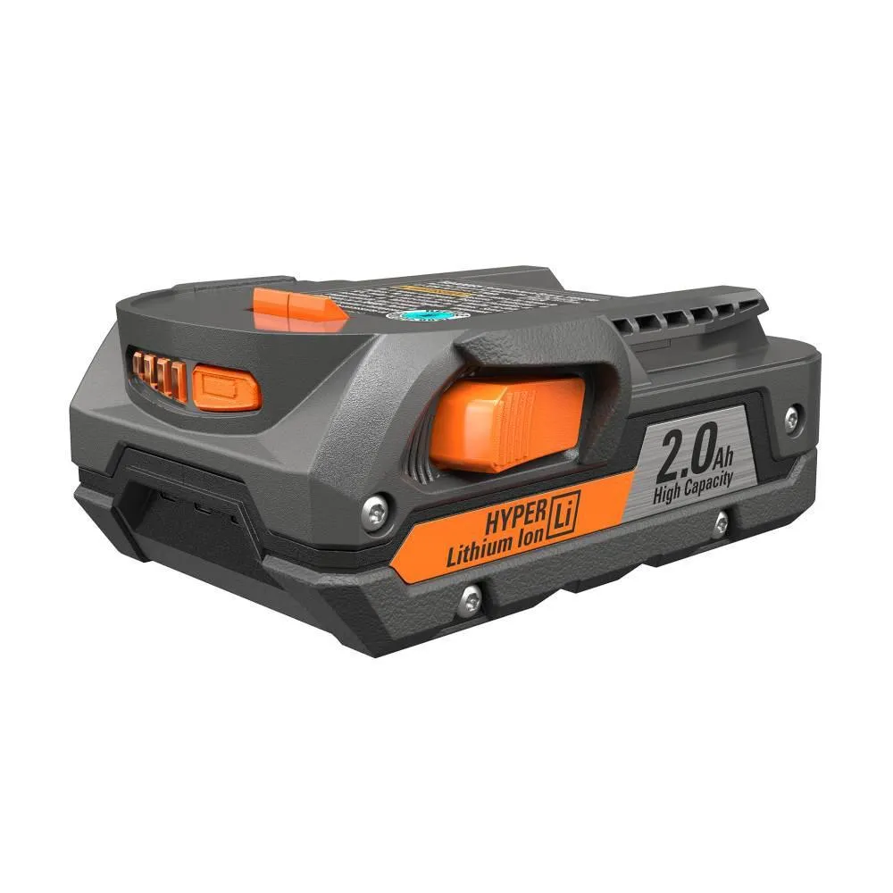 RIDGID 18-Volt OCTANE Cordless Brushless One-Handed Reciprocating Saw with 18-Volt Lithium-Ion 2.0 Ah Battery and Charger Kit, photo 9 of 14