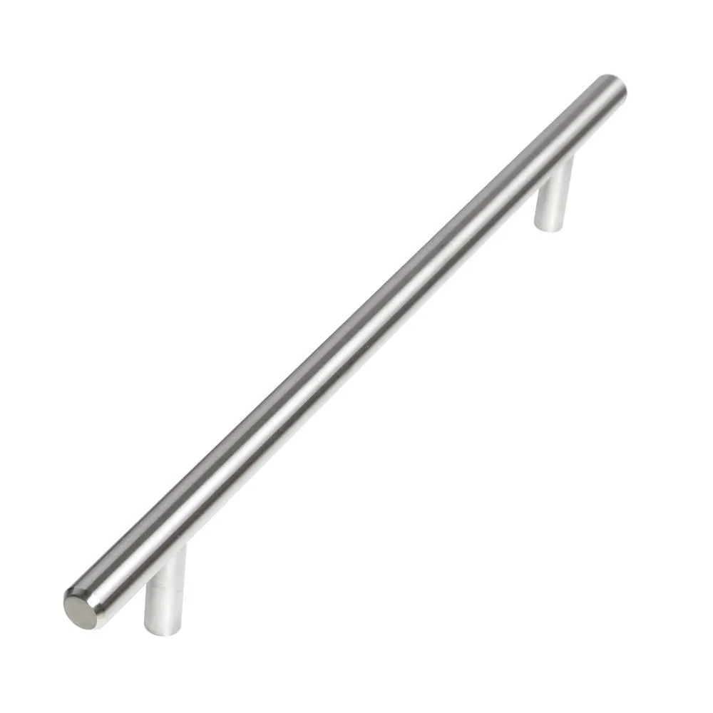 South Main Hardware 3.5 in. (89 mm) Center-to-Center Stainless Steel Slim-Style Modern Euro Bar Cabinet Pull (25-Pack), photo 10 of 12