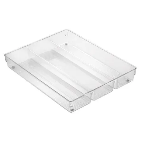13.8 × 10.6 in Plastic Cutlery Insert Drawer Organizer