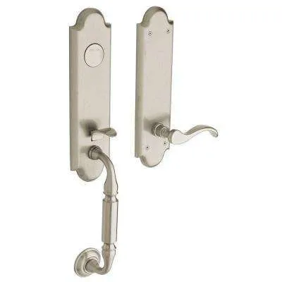 Coventry Oil-Rubbed Bronze Door Handleset with Cambridge Knob Interior and Single Cylinder Deadbolt