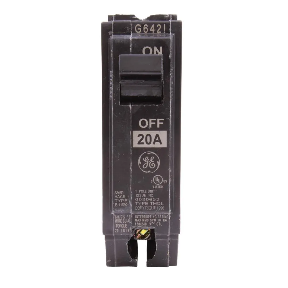Q-Line 20 Amp 1 in. Single-Pole Circuit Breaker, photo 4 of 12