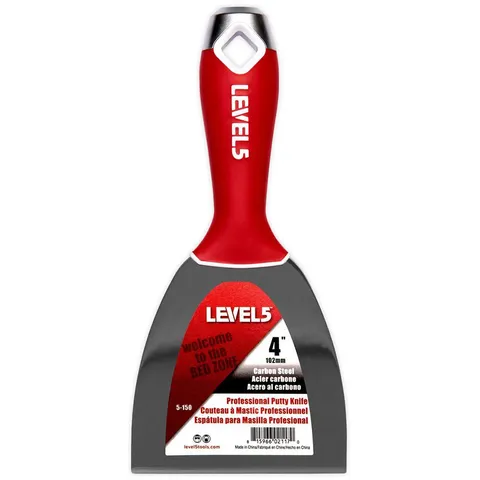 4 in. Carbon Steel Putty Knife with Hammerend