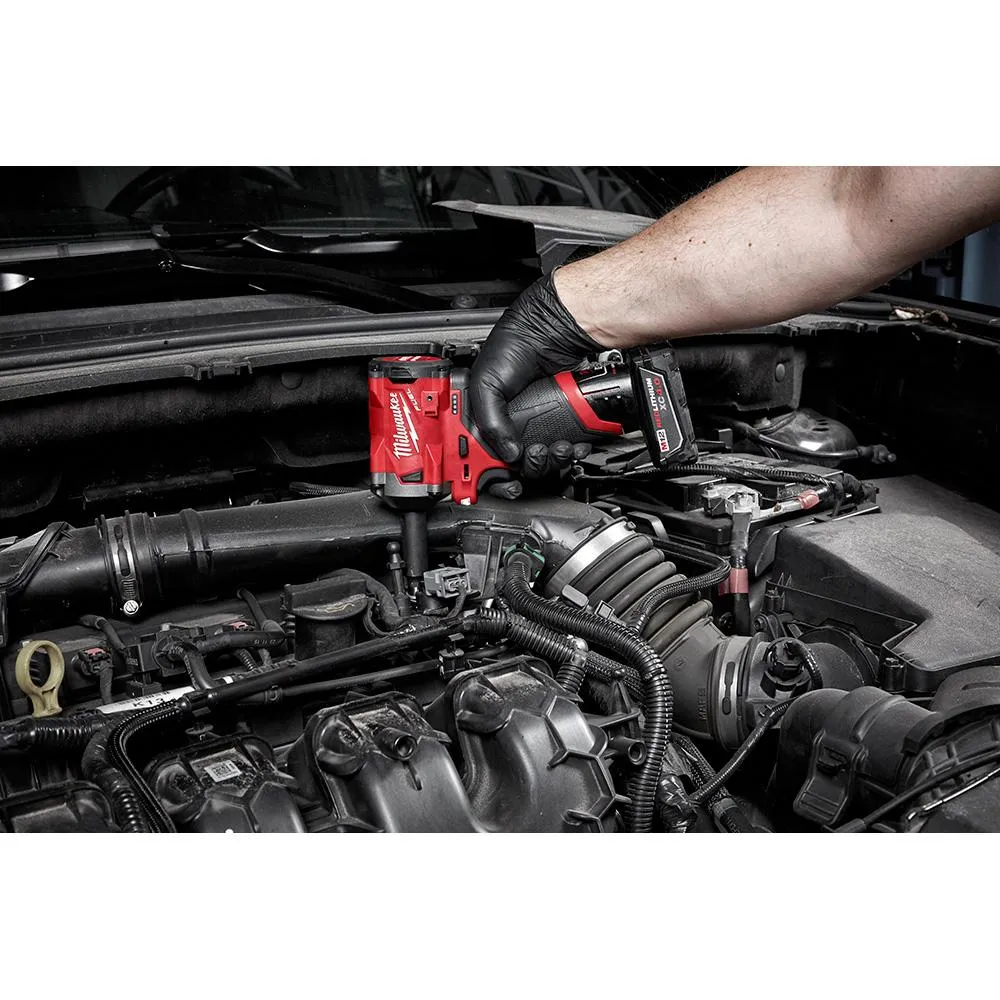 M12 FUEL 12-Volt Lithium-Ion Brushless Cordless Stubby 3/8 in. Impact Wrench & Ratchet Combo Kit (2-Tool), photo 11 of 13