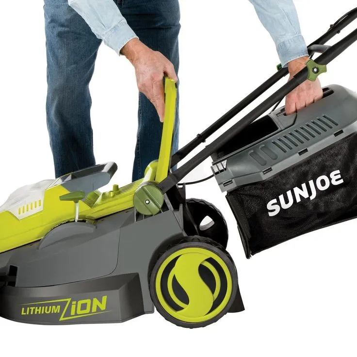Sun Joe 16 in. 40-Volt Cordless Battery Walk Behind Push Mower Kit with 4.0 Ah Battery + Charger, photo 5 of 10