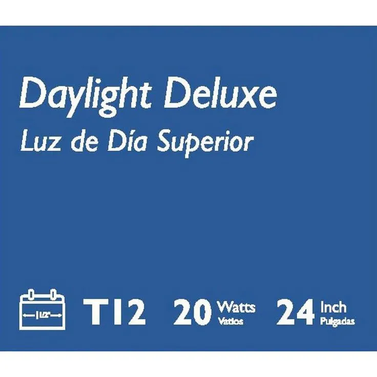 Philips 20-Watt 2 ft. Linear T12 ALTO Fluorescent Tube Light Bulb Daylight Deluxe (6500K), photo 3 of 4